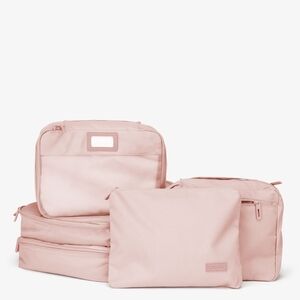 Calpak 5 Piece Pink Travel Packing Cubes Set